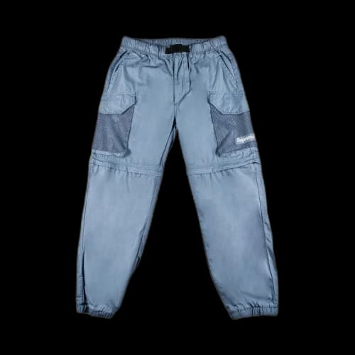 Supreme Mesh Pocket Belted Cargo Pant 'Slate'