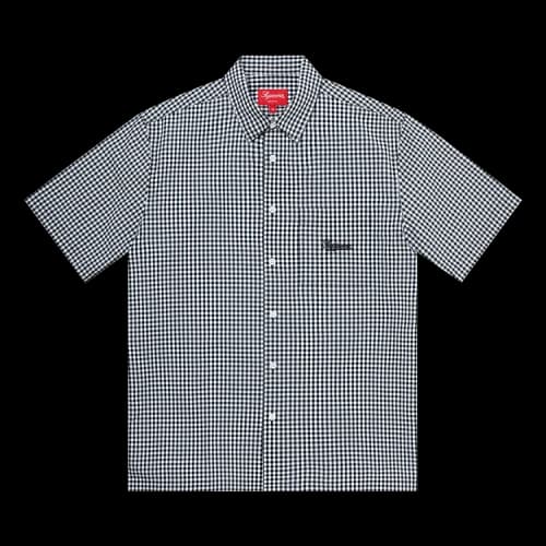 Supreme Gingham Short-Sleeve Shirt 'Black'