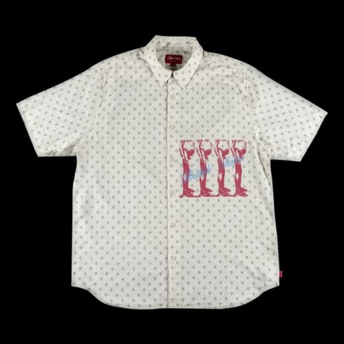Supreme x Butthole Surfers Short-Sleeve Shirt 'White'