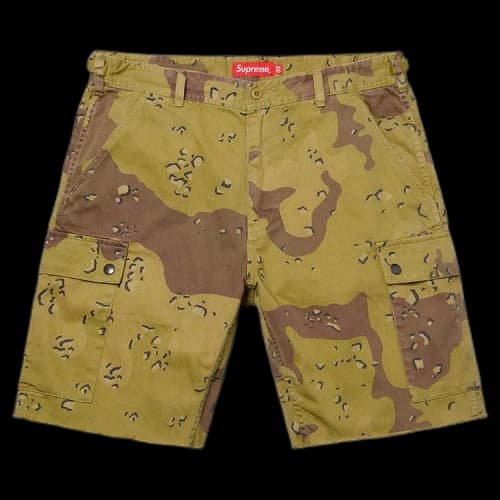 Supreme Overdyed Camo Cargo Short 'Green'