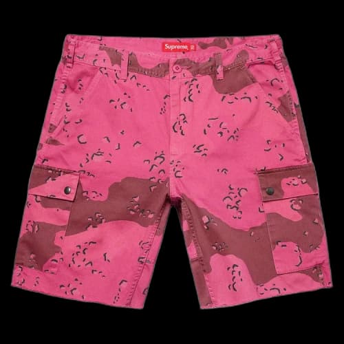Supreme Overdyed Camo Cargo Short 'Pink'