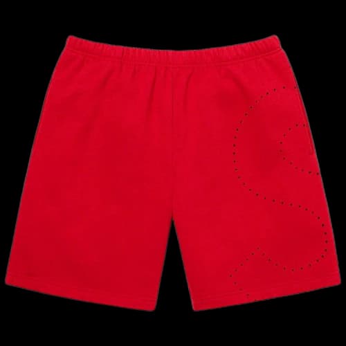 Supreme Laser Cut S Logo Sweatshort 'Red'