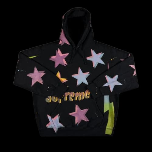 Supreme Gonz Stars Hooded Sweatshirt 'Black'