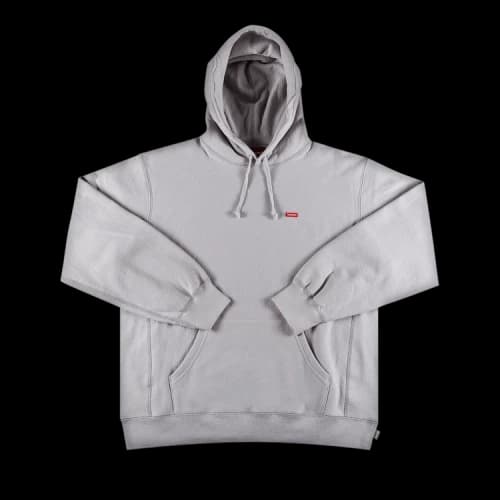 Supreme Small Box Hooded Sweatshirt 'Grey'