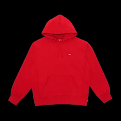 Supreme Small Box Hooded Sweatshirt 'Red'