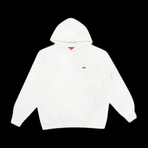 Supreme Small Box Hooded Sweatshirt 'White'