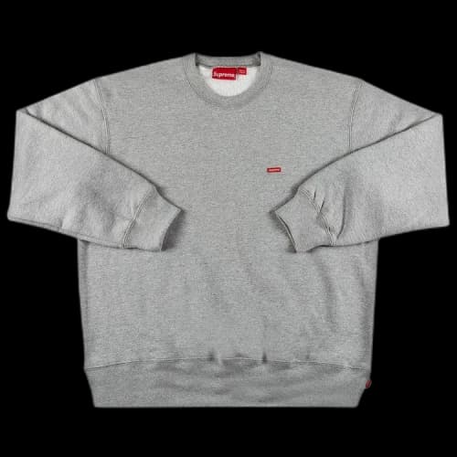 Supreme Small Box Crewneck 'Heather Grey'
