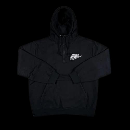 Supreme x Nike Half Zip Hooded Sweatshirt 'Black'