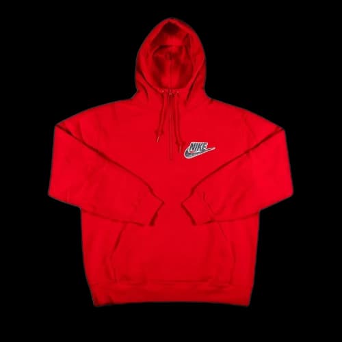 Supreme x Nike Half Zip Hooded Sweatshirt 'Red'