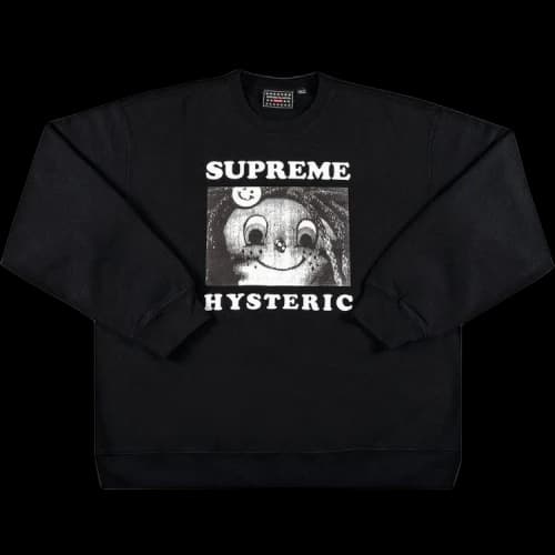 Supreme x Hysteric Glamour Crewneck 'Black'