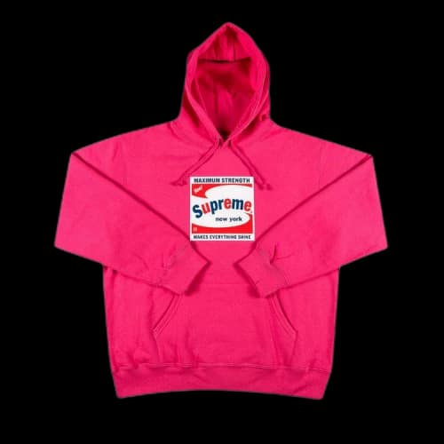 Supreme Shine Hooded Sweatshirt 'Magenta'