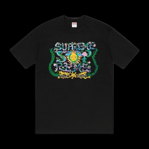 Supreme Crest Tee 'Black'