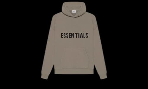 Fear of God Essentials Knit Pullover Hoodie (SS21) Taupe