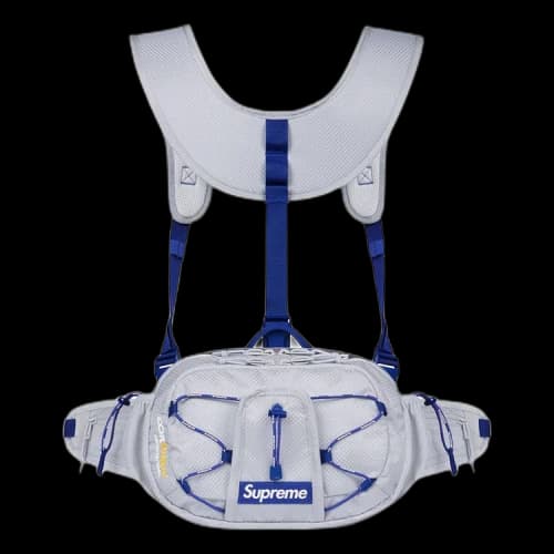 Supreme Harness Waist Bag 'Silver'