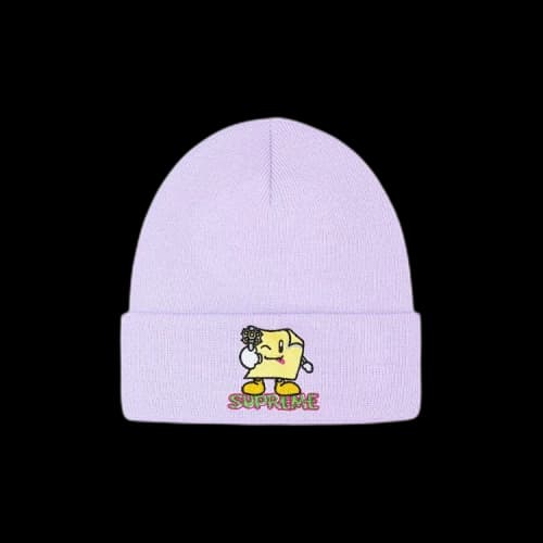 Supreme Sticky Note Beanie 'Lavender'