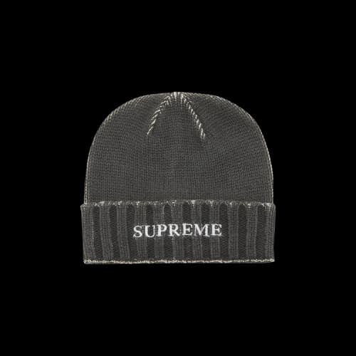 Supreme Overprint Beanie 'Black'