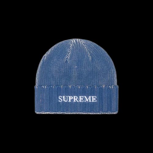 Supreme Overprint Beanie 'Blue'