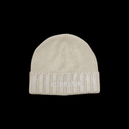 Supreme Overprint Beanie 'White'