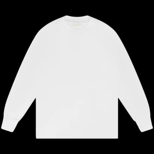 Aimé Leon Dore Long-Sleeve Din Logo Tee 'White'