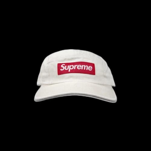 Supreme Washed Chino Twill Camp Cap 'Stone'