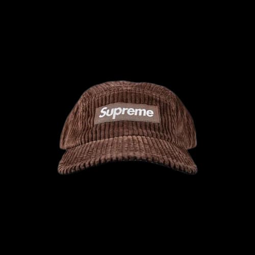 Supreme Corduroy Camp Cap 'Brown'