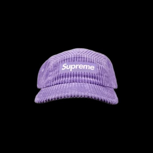 Supreme Corduroy Camp Cap 'Lavender'