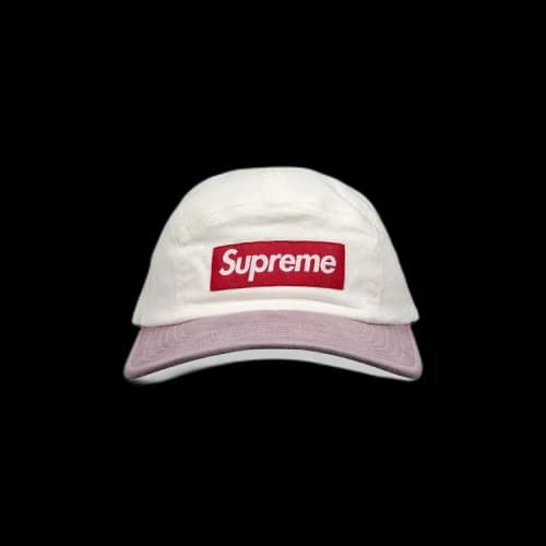 Supreme 2-Tone Twill Camp Cap 'White'