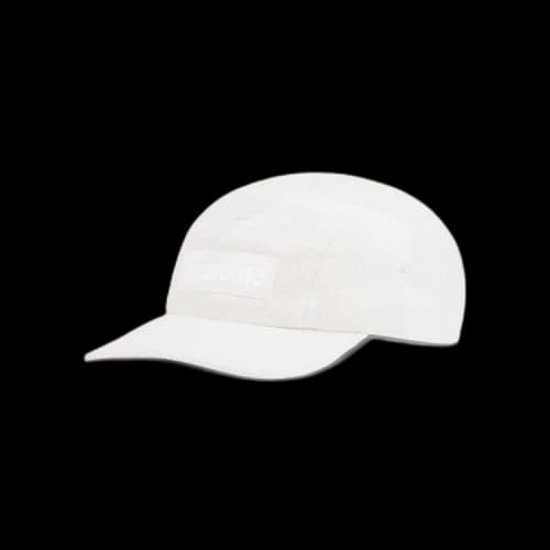 Supreme Linen Fitted Camp Cap 'White'