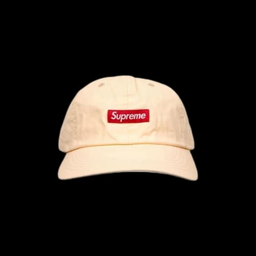 Supreme Small Box Coated Linen 6-Panel 'Natural'