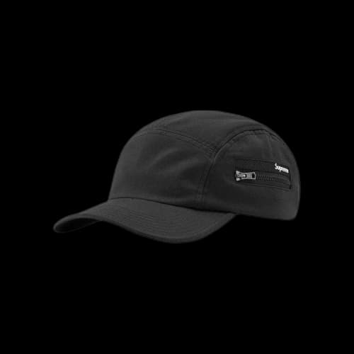 Supreme Zip Pocket Camp Cap 'Black'