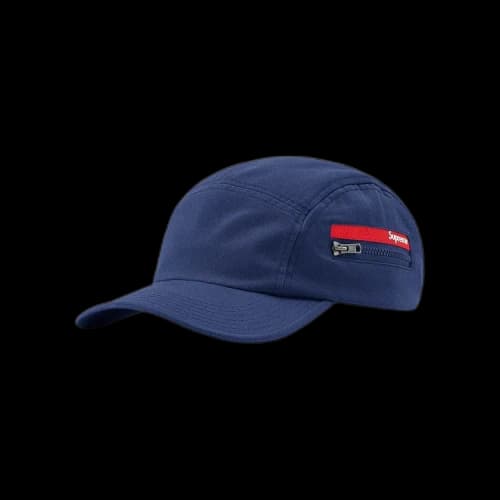 Supreme Zip Pocket Camp Cap 'Navy'