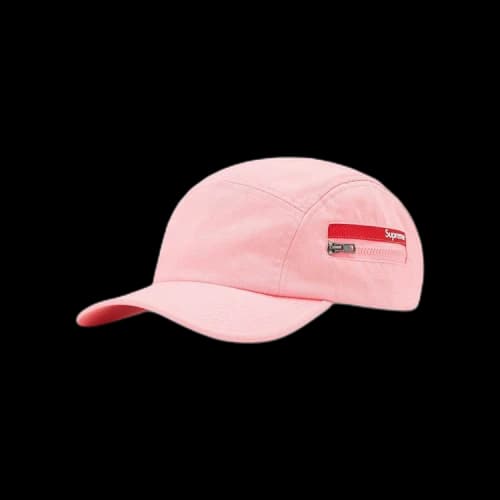 Supreme Zip Pocket Camp Cap 'Pink'