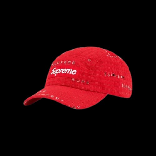 Supreme Stitch Jacquard Camp Cap 'Red'