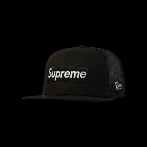 Supreme Box Logo Mesh Back New Era 'Black'