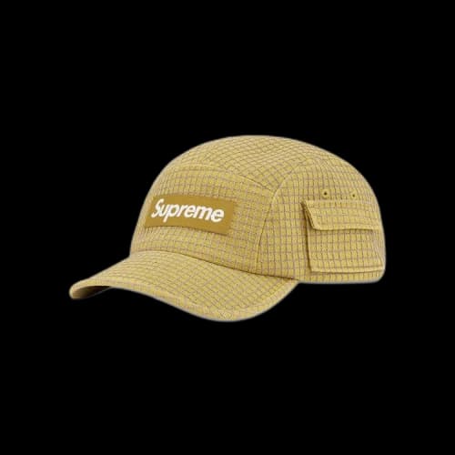 Supreme Denim Ripstop Camp Cap 'Yellow'