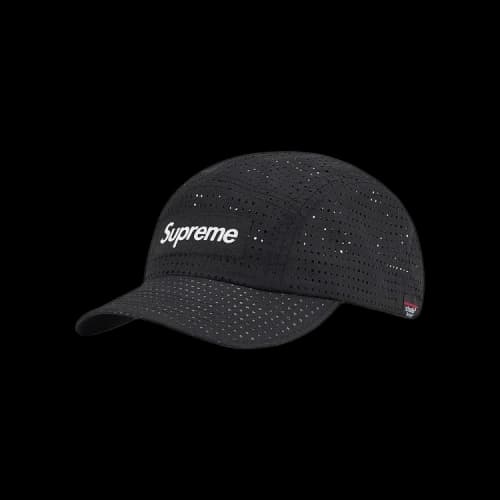 Supreme Preforated Camp Cap 'Black'