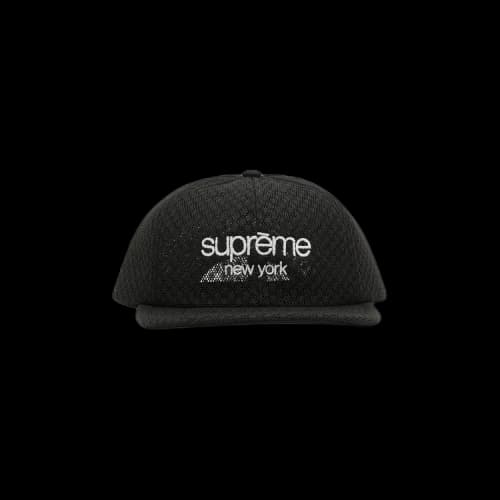 Supreme Classic Logo Air Mesh 6-Panel 'Black'