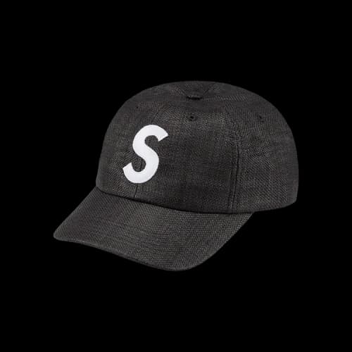Supreme Raffia S Logo 6-Panel 'Black'