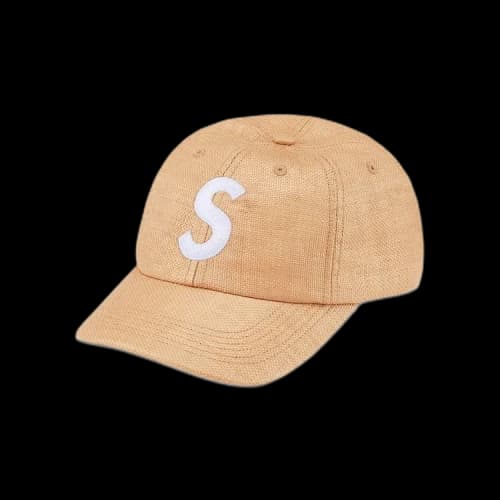 Supreme Raffia S Logo 6-Panel 'Natural'
