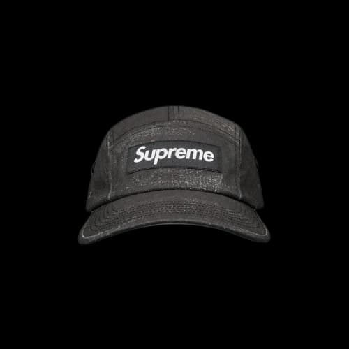 Supreme Coated Cordura Camp Cap 'Black'