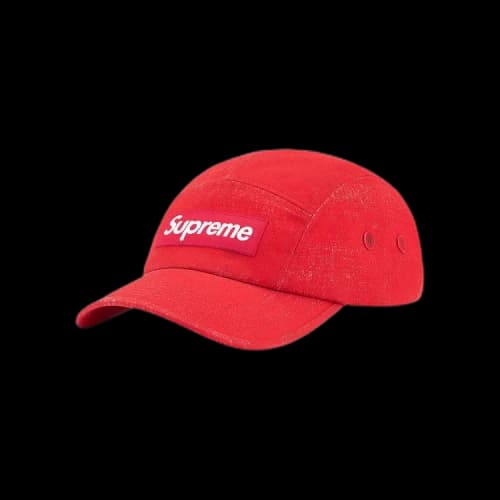 Supreme Coated Cordura Camp Cap 'Red'