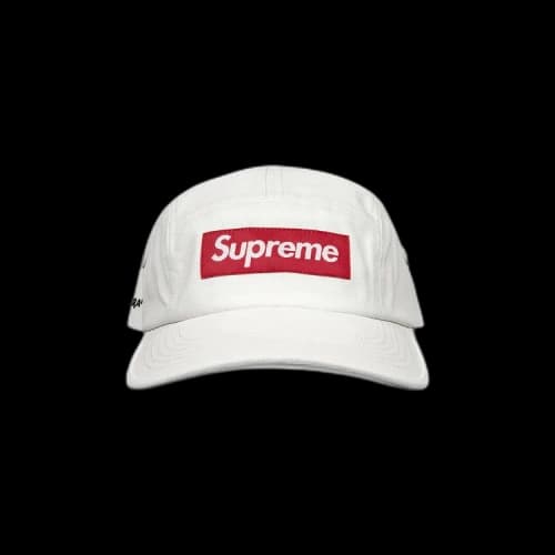 Supreme Coated Cordura Camp Cap 'White'