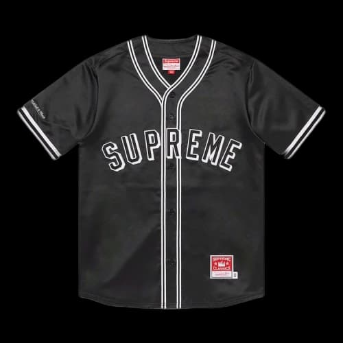 Supreme x Mitchell & Ness Quilted Sports Jacket 'Black'