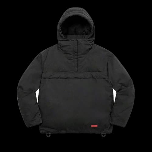 Supreme Hooded Down Pullover 'Black'