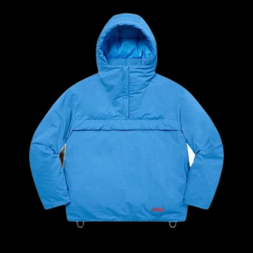Supreme Hooded Down Pullover 'Bright Blue'