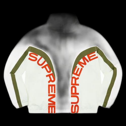 Supreme Curve Track Jacket 'White'