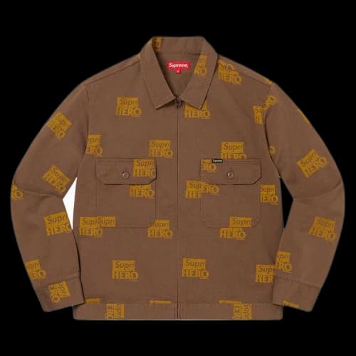 Supreme x ANTIHERO Work Jacket 'Brown'