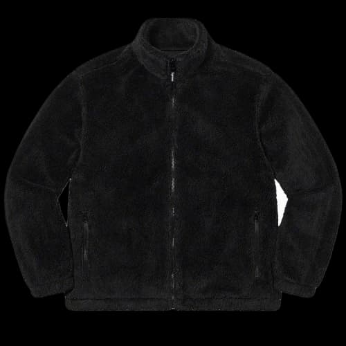 Supreme Star Fleece Jacket 'Black'