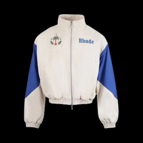 Rhude Flight Jacket 'Creme/Blue'