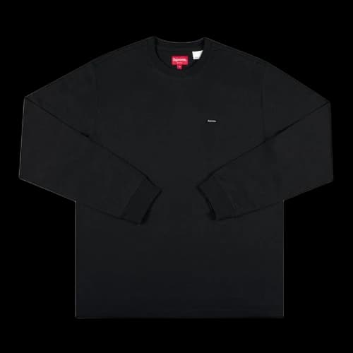 Supreme Small Box Long-Sleeve Tee 'Black'